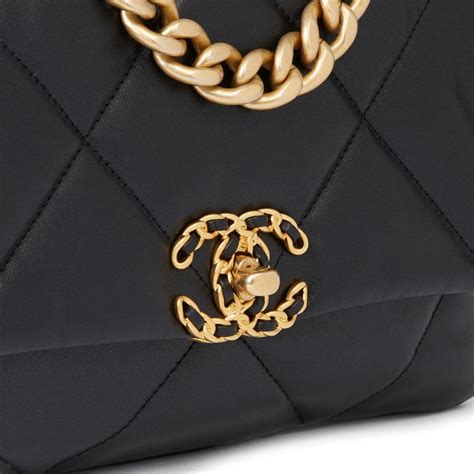 chanel 19 small goatskin|chanel 19 purses.